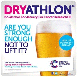 Dryathlon by Cancer Research UK