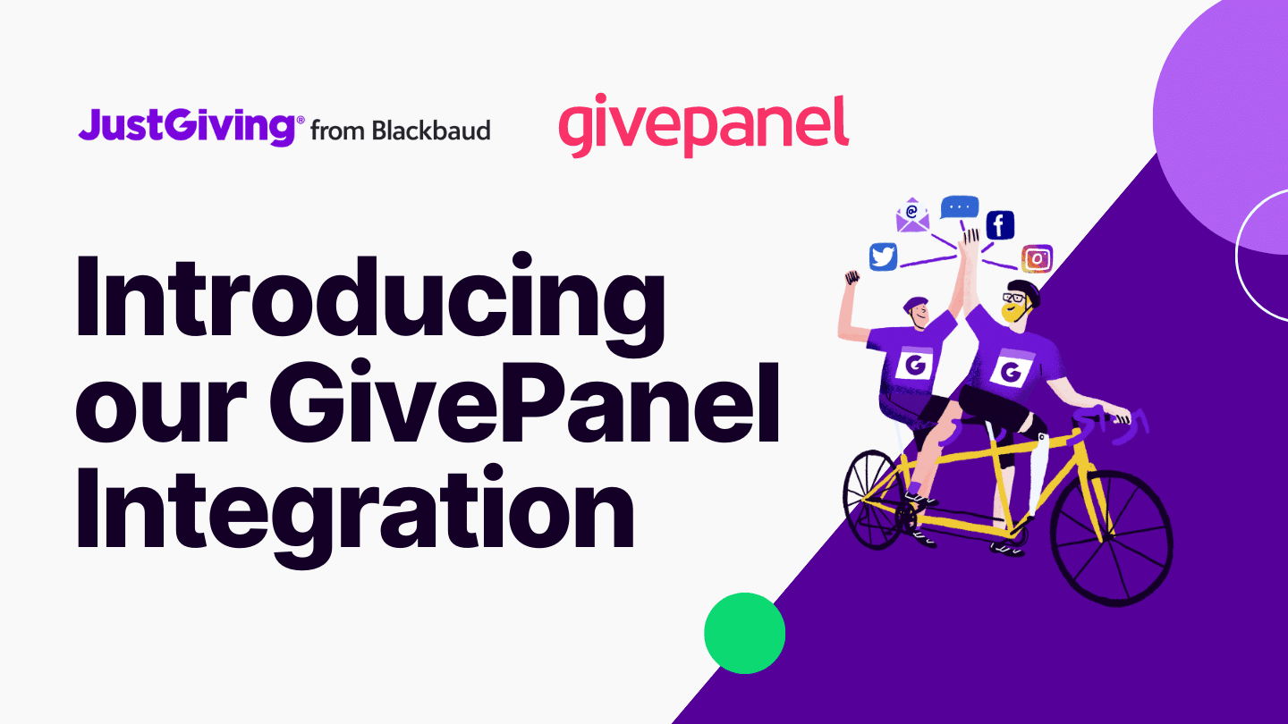 JustGiving GivePanel Integration featured image