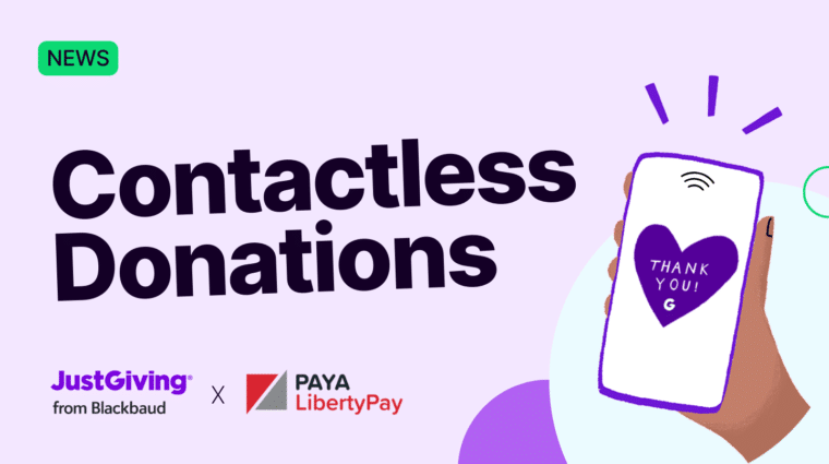 Accept Contactless Donations with JustGiving & LibertyPay