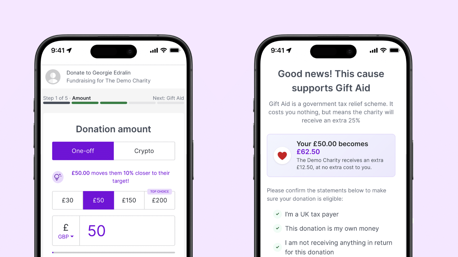 Event Model Example New for October: Integrated Event Registration and Smarter Giving